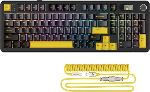 [KB-03-24] Attack Shark X98PRO three-mode RGB keyboard The stars are black