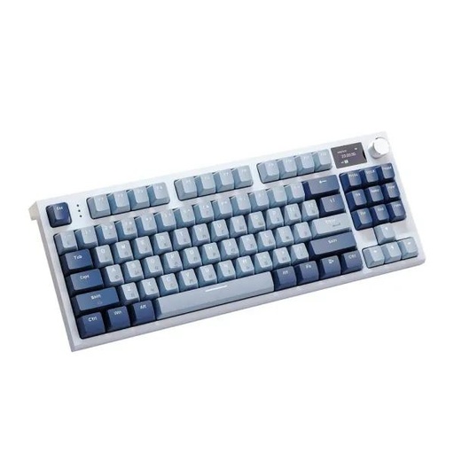 [KB-03-40] Attack Shark K86 Three mode RGB Display guest -made heat plug -in mechanical keyboard Lavender blue whale
