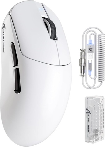 [MO-03-06] Attach Shark X8 PRO flagship lightweight gaming mouse white