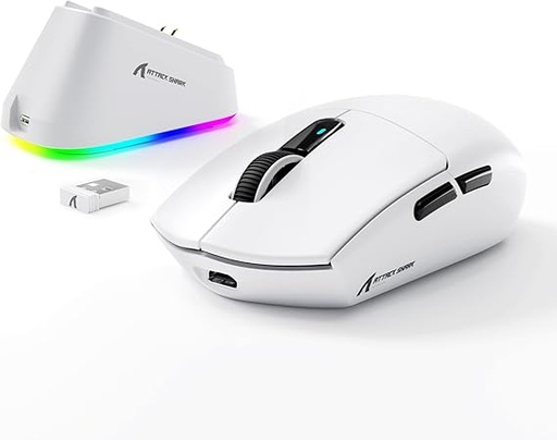 [MO-03-09] Attach Shark G3PRO lightweight three-mode mouse white