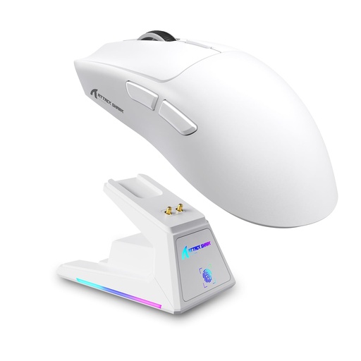 [MO-03-13] Attach Shark X1 Llghtweight 3-Mode Mouse white