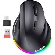 [MO-17-10] Meetion MT-BTM007 Wireless Ergonomic Bluetooth Mouse Gray